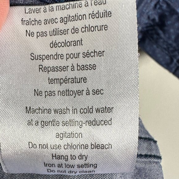 Projek Raw Short Sleeve Shirt Mens Size XXL Blue Printed Button Down Pockets Top - Picture 7 of 10